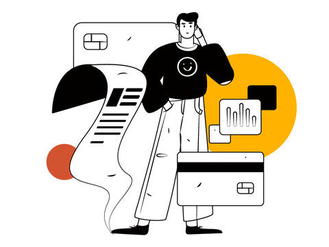 信用卡矢量插畫