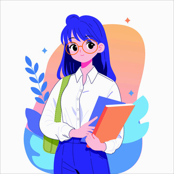 教師矢量圖