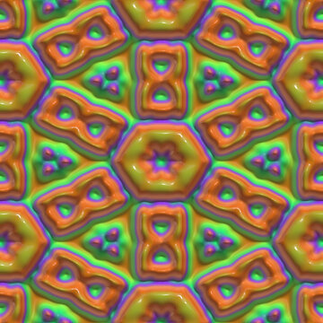 炫彩立體幾何圖案紋理