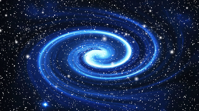 藍色星空旋渦