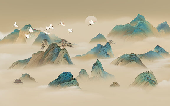 中式山水