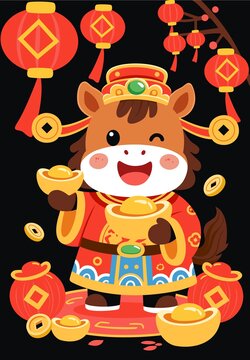 馬年卡通形象