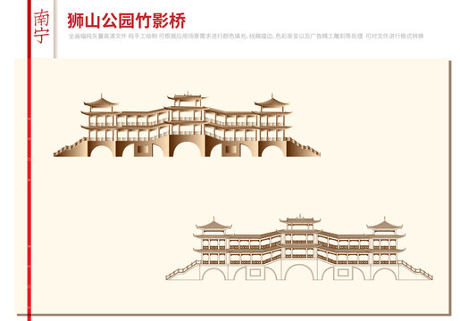南寧獅山公園竹影橋