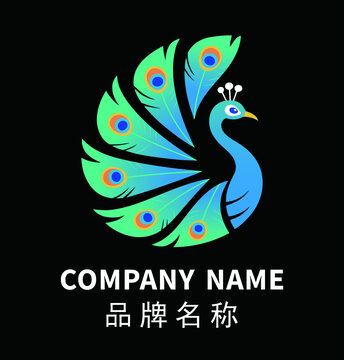 孔雀logo