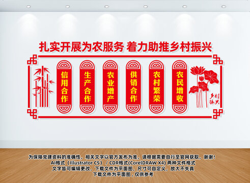 為農(nóng)服務(wù)文化墻