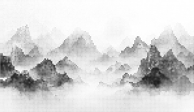 圓點激光鏤空水墨山水