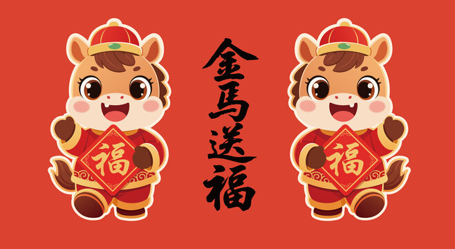 2026馬年插畫