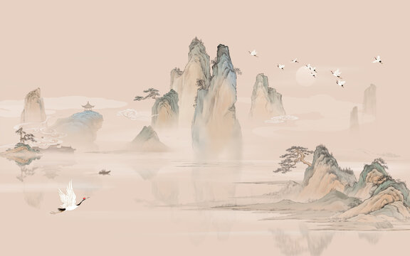 傳統(tǒng)山水畫