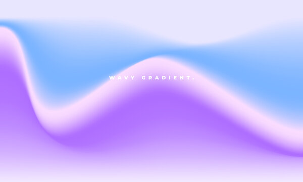 夢幻漸變波浪矢量背景素材