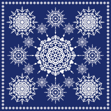 雪精靈苗族傳統(tǒng)紋樣矢量素材