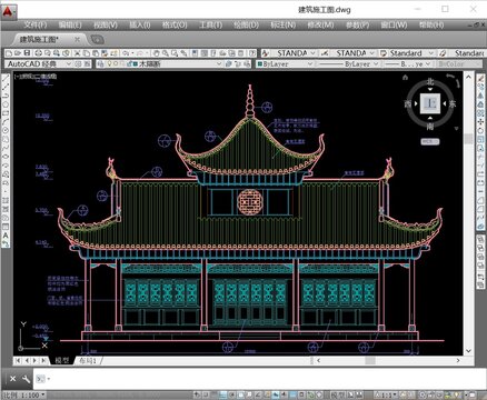 星閣魁建筑CAD施工圖