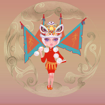 國(guó)風(fēng)古風(fēng)人物插畫