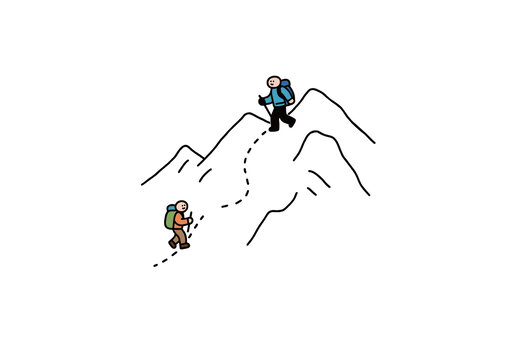 爬山路線(xiàn)
