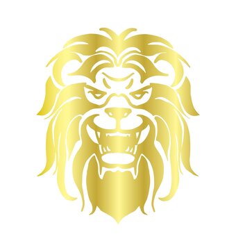 金色獅子圖案設(shè)計(jì)