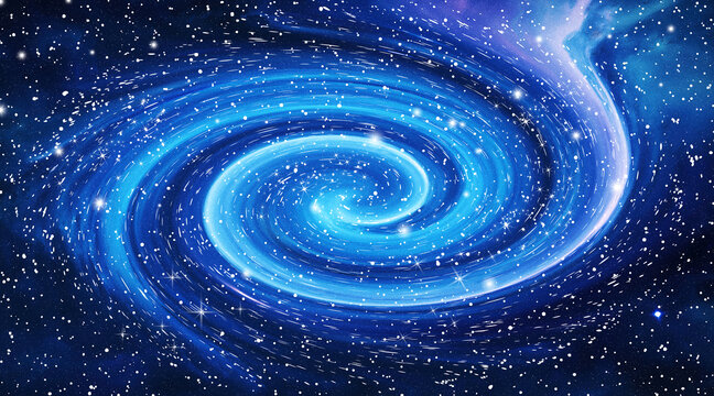 旋渦星空軟膜燈箱