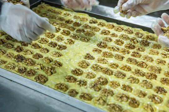 烘烤類食品生產(chǎn)加工自動化車間高清大圖