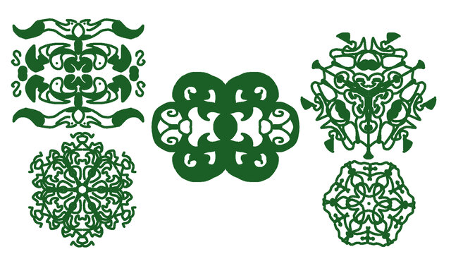 對(duì)稱花紋