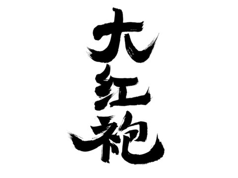 毛筆書(shū)法字體之大紅袍