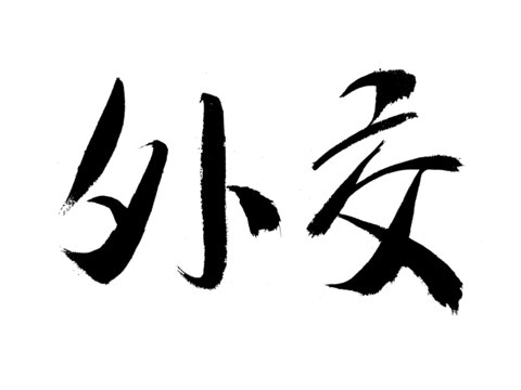 書(shū)法字體外交