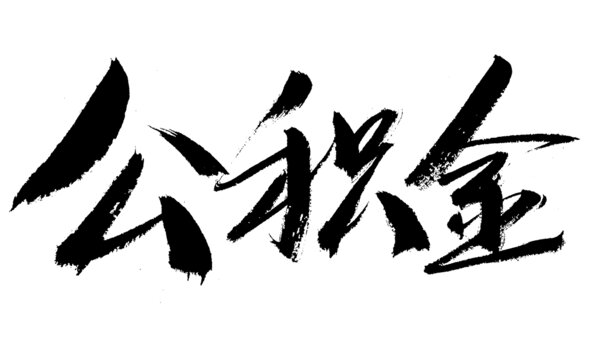 毛筆字書(shū)寫(xiě)公積金