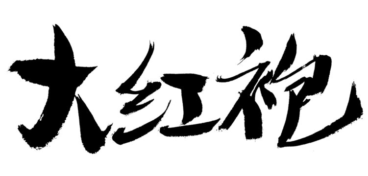書法字體之大紅袍