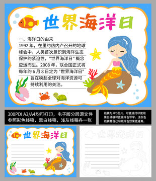 世界海洋手抄報(bào)電子小報(bào)