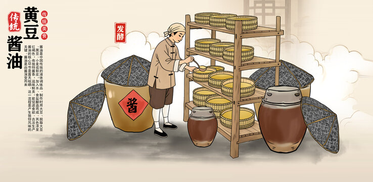 古法黃豆醬油