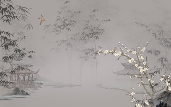 古風(fēng)傳統(tǒng)園林