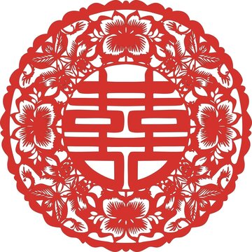 喜字墻貼