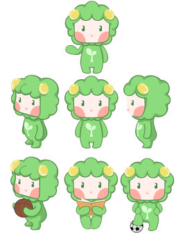 原創(chuàng)插畫吉祥物玩偶