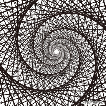 矢量螺旋交叉線條壓紋折光紋