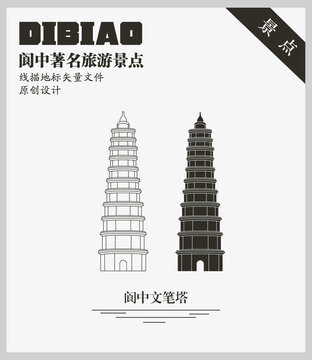 閬中文筆塔