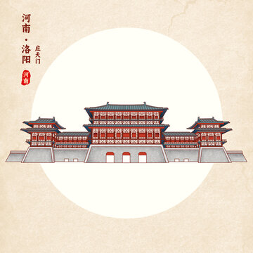 洛陽應(yīng)天門
