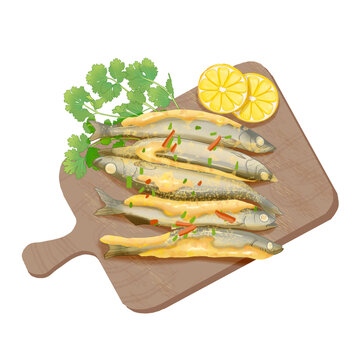 油炸多春魚