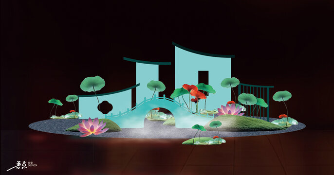 夏季場(chǎng)景裝置