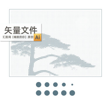 迎客松點(diǎn)狀圖