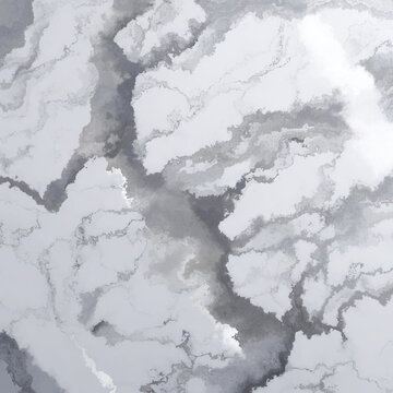 灰白水墨風抽象紋理圖案