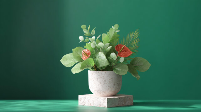 現(xiàn)代花藝擺件室內(nèi)靜物