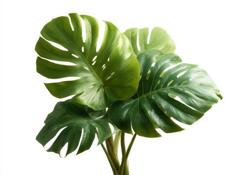 綠葉植物-綠葉背景圖