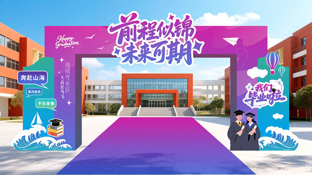 畢業(yè)門頭