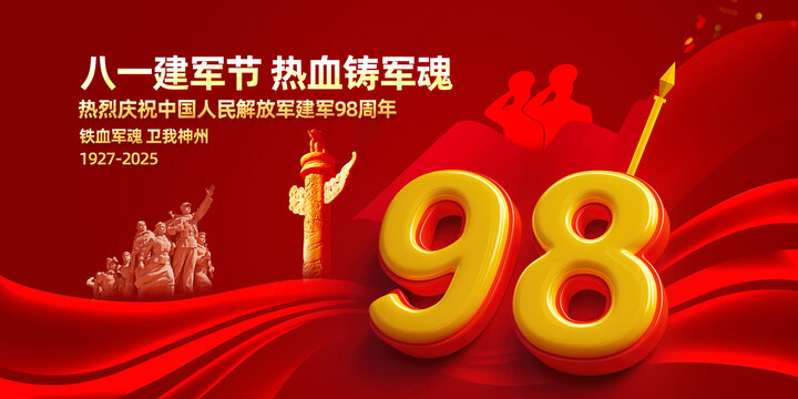 81海報98周年
