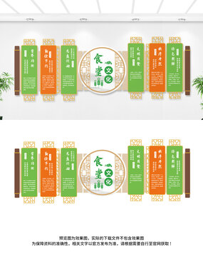 食堂文化墻