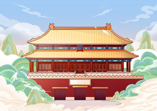 故宮博物院插畫
