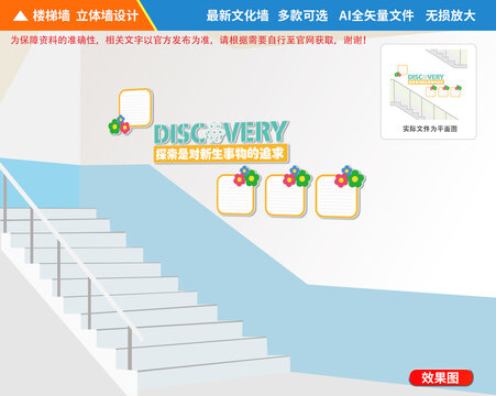 探索樓梯文化墻