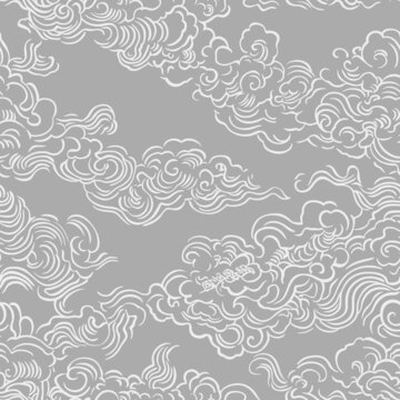 中式傳統(tǒng)云紋圖案素材