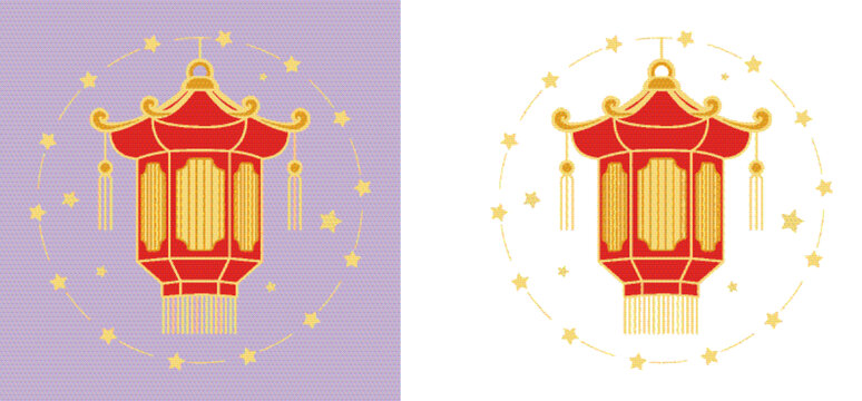 中式傳統(tǒng)紅燈籠圖案設(shè)計
