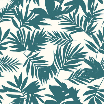 熱帶植物葉片簡(jiǎn)約圖案