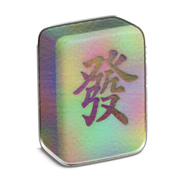 賽博風(fēng)格透明四川麻將