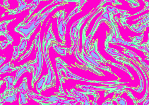 炫彩流體漸變抽象圖案