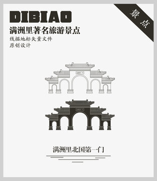 滿洲里北國第一門